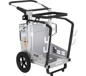 FLORA Carro colector de residuos Picobello Compact, soporte fijo para bolsas de basura, H x A x L 1030 x 710 x 870 mm, 120 l