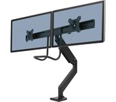 Fellowes Brazo para monitor EPPA CROSSBAR, radio de giro 20°, H x A x P 830 x 160 x 230 mm, negro