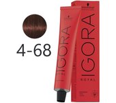 Schwarzkopf - Tinte Permanente Igora Royal 4-68 Castaño Medio Marrón Rojo 60 ml 5033 5033 4045787199444 Royal SCHWARZKOPF
