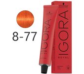 Schwarzkopf - Tinte Permanente Igora Royal 8-77 Rubio Claro Cobrizo Intenso 60 ml 5037 5037 4045787200362 Royal SCHWARZKOPF