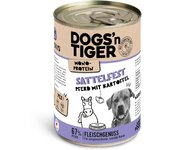 Dogs'n Tiger Adulto 6 x 400 g comida húmeda para perros - Caballo y patata