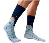 Calcetines jimmy lion space cat dark blue