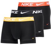 Calzoncillos nike trunk hombre negro pack