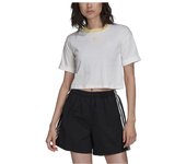 Camiseta adidas tiny trefoil blanco mujer