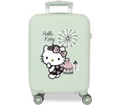 Trolley abs 55cm.4r hello kitty - fair verde