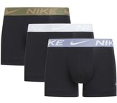 Calzoncillos nike trunk hombre negro pack