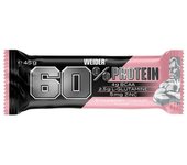 Barritas de 60 % proteinas weider 45g fresa