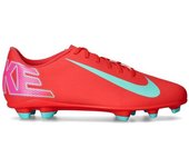 Nike - Bota de fútbol Zoom Mercurial Vapor 16 Club FG/MG, Unisex, Ember Glow-Aurora Green, 9,5 USA