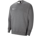 Nike - Sudadera Park 20 Crew Fleece, Hombre, Charcoal Heather-White, L