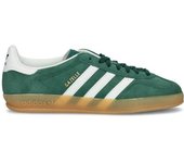 Adidas - Zapatilla Gazelle Indoor, Hombre, Collegiate Green-White, 9,5 UK