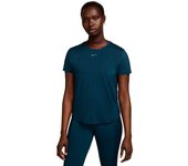Nike - Camiseta Dri-Fit One Classic, Mujer, Armory Navy-Black, XS