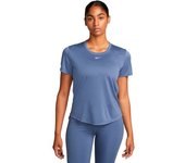 Nike - Camiseta Dri-Fit One Mujer, Mujer, Diffused blue-white, L