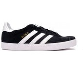 Adidas - Zapatilla Gazelle Niño, Unisex, core black-ftwr white-gold met., 4,5 UK