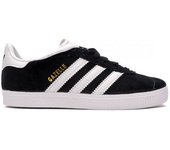 Adidas - Zapatilla Gazelle Niño, Unisex, core black-ftwr white-gold met., 33