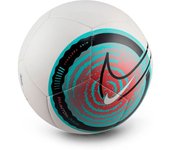 Nike - Balón Phantom, Unisex, White-Aurora Green-Ember Glow-Black, 5
