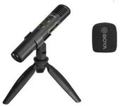 Microfono BOYA  De Mano Para Livestreaming Con Mini Tripode y Ssoporte BY-EM20