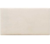 Decowood Cabecero tapizado en color blanco roto 135x80cm