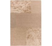 Novatrend Alfombra tufted a mano de lana beige 160x230 cm