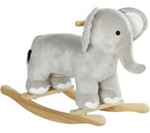 AIYAPLAY Caballo balancín infantil 64.5x31x52 cm gris