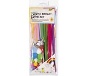Kit de manualidades con limpiapipas RAINBOW folia, 212 piezas multicolor