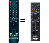 Mando a distancia programado para TV modelo KDL-46HX753 de SONY