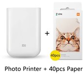 Xiaomi Mini Impresora de Fotos para Móvil | Impresora Térmica Portátil Bluetooth 5.0 | 313×400 DPI | Impresora de Etiquetas Adhesivas Inalámbrica