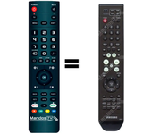 Mandos.tv AH59-01643Y para SAMSUNG mando a distancia programado