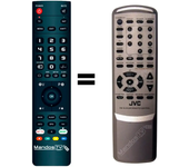 Mandos.tv UX-G3 para JVC mando a distancia programado