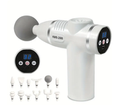 Portable Deep Tissue Massage Gun with 12 Heads - USB Rechargeable, Full Body Muscle Relief & Recovery, Handheld Fascia Massager