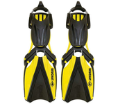 Beuchat Aletas De Buceo Aquabionic Amarillo,Negro Adulto
