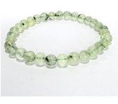 Pulsera Elástica de bolas de minera de Prehnita de 6mm - Minerales Energéticos