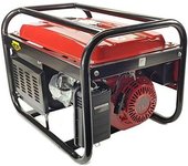 Generador Línea HD 5500W – Monofásico y Trifásico, Motor 4 Tiempos, Gasolina 15L (Rojo)