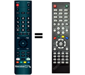 Mandos.tv IC-LED24H-B para ICARUS mando a distancia programado