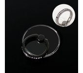 Transparent Cell Phone Ring Holder Stand 360°Degree Rotation Clear Finger Grip Kickstand Compatible iPhone Xiaomi for Phone Case
