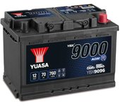 Batería coche Yuasa YBX9096 - 12V 70Ah EN - AGM Start Stop   36 meses de garantía