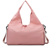 Bolsa de gimnasio para mujer, bolso de mano deportivo de gran capacidad con correa para el hombro, ideal para Yoga y natación