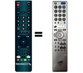 Mandos.tv RM-C1911 para JVC mando a distancia programado