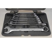 Estuche Llaves Mixtas Combinadas Banlin 8 pzs - Acero Cromo Vanadio - Para Tornillos Allen Métricos y en Pulgadas, Torx y Xzn - Incluye Estuche de Plástico