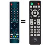 Mandos.tv C-538 para NAD mando a distancia programado