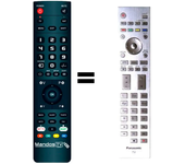 Mandos.tv TX58AX800E para PANASONIC mando a distancia programado