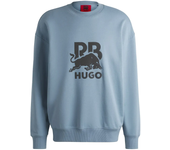Ropa hombre Sudaderas Hugo Sudadera Dahrain_rb 01 Azul
