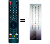 Mando a distancia programado para TV modelo CT-90166 de TOSHIBA