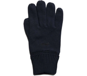 Superdry Guantes Knitted Logo Negro Hombre Adulto