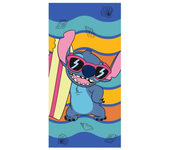 Toalla Playa Piscina Infantil Stitch Colores 70x140cm de microfibra para niños