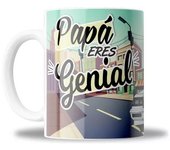 papa eres genial PAPA PADRE ,DIA DEL PADRE TAZA,te quiero PARA EL MEJOR HOMBRE ,AMIGO,DIA DEL PADRE, REGALO TAZA ORIGINAL ADA+Y+SUS+DETALLES