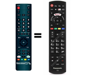 Mandos.tv TX-24DS352E para PANASONIC mando a distancia programado