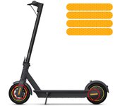 1 Set Electric Scooter Anti-Cursor Reflective Sticker For Ninebot Max G30 / ES Series Strong Reflective Waterproof Bright Color