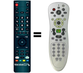 Mandos.tv RC6 para DELL mando a distancia programado