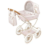 Carro de muñecas plegable rosa con bolso incluido Verona DeCuevas 80078