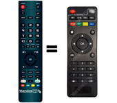 Mando a distancia programado para SAT DTT modelo SATURN de XTREME